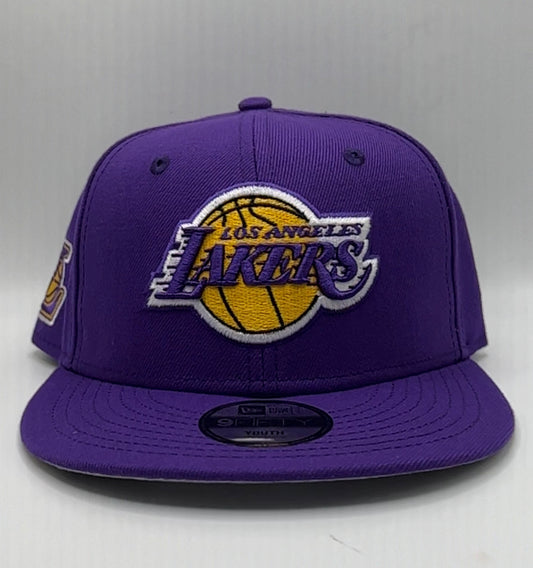 Los Angeles Lakers NBA New Era 9Fifty Youth Purple Snapback