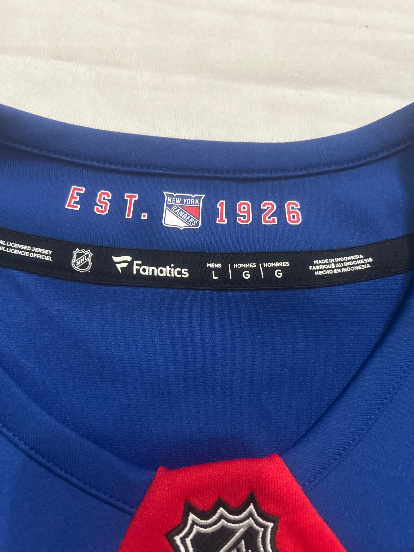 New York Rangers NHL  #93 Mika Zibanejad Fanatics Blue Home Breakaway Men Player Jersey