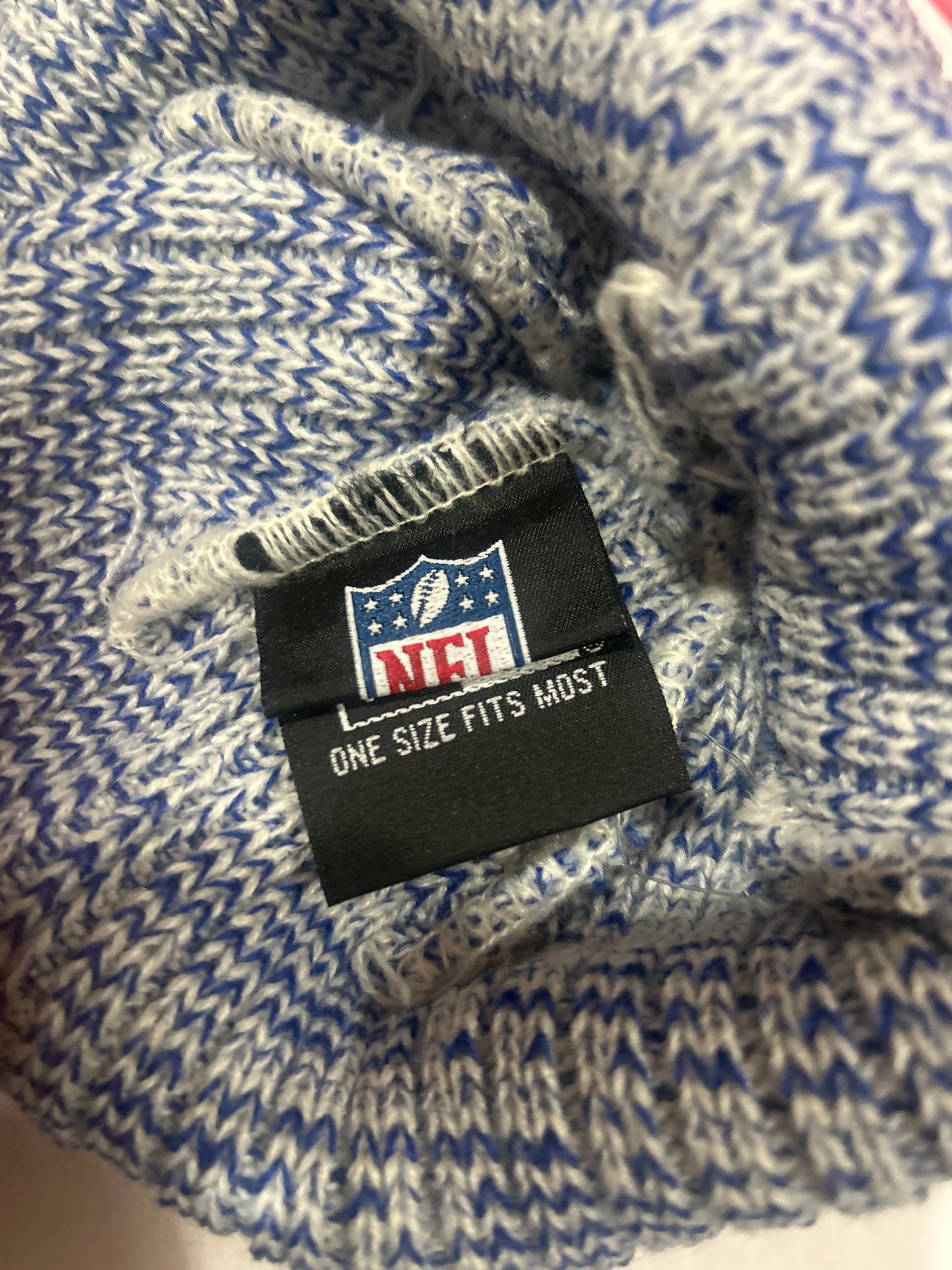 Buffalo Bills NFL New Era One Time Removable Pom Knit Beanie