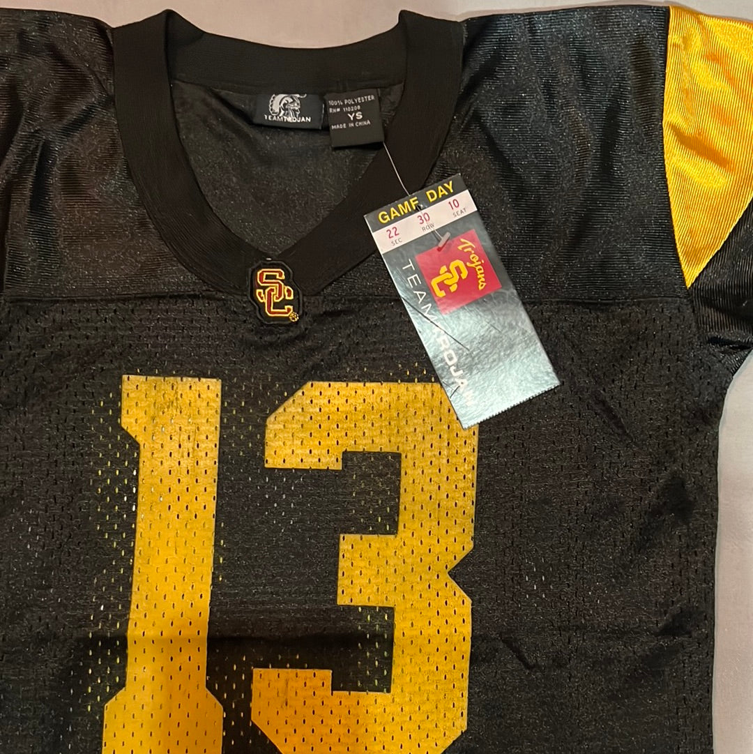 USC Trojans Collegiate Licensed Product #13 Youth Black/Yellow