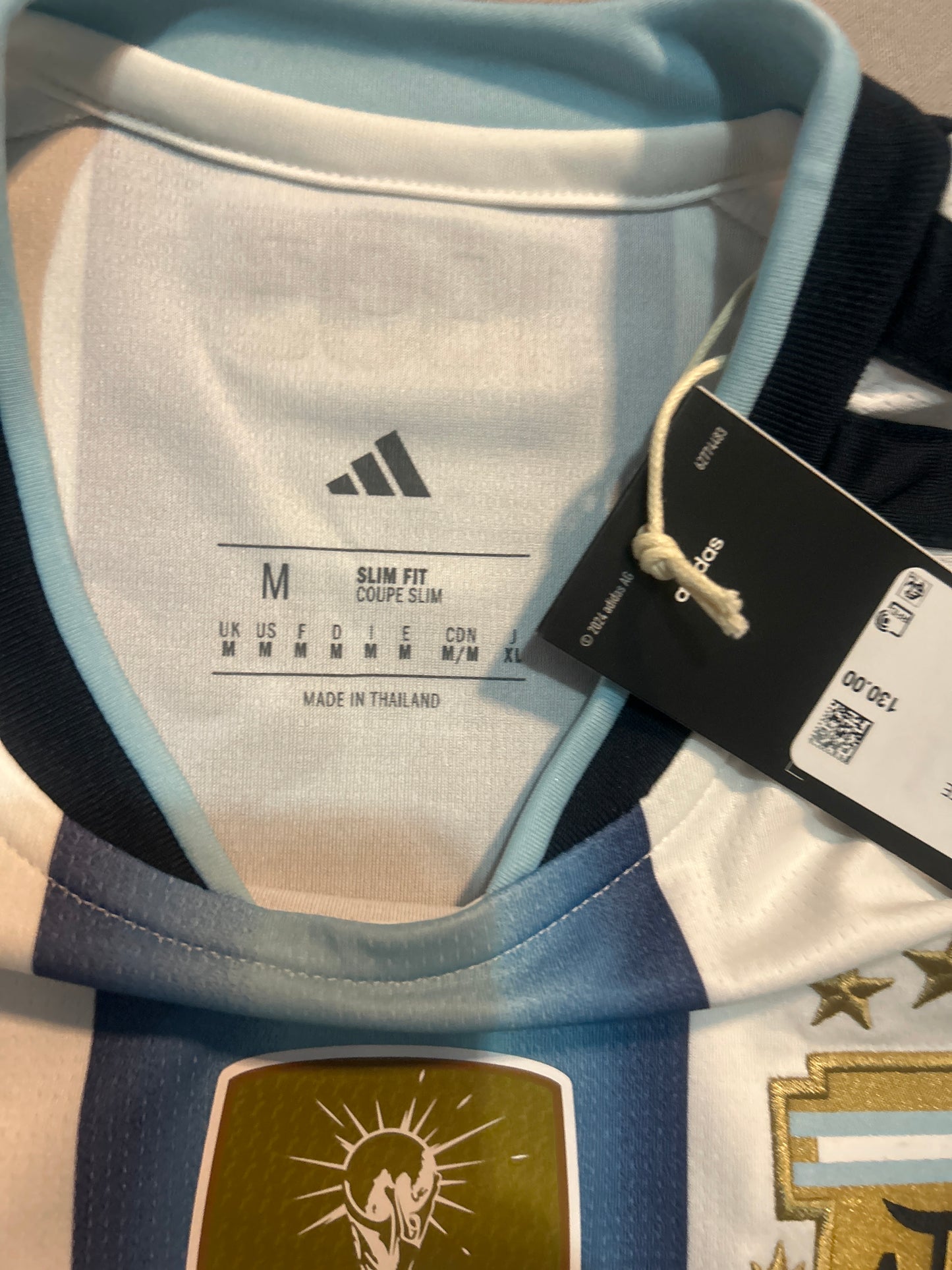 Argentina Adidas Soccer Lionel Messi World Cup 2026 Home Replica