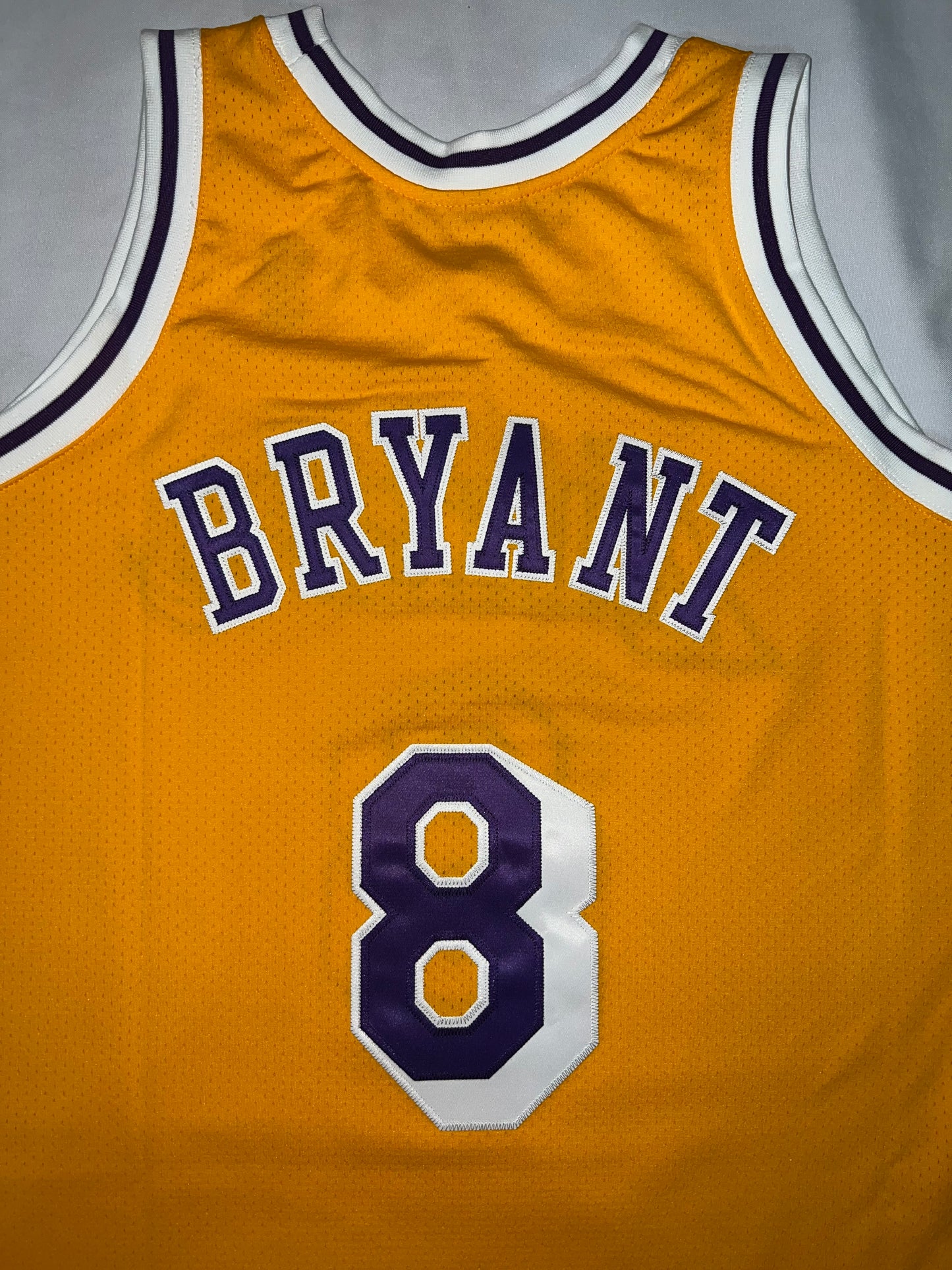 Los Angeles Lakers NBA Mitchell & Ness 1996-97 Hardwood Classics Kobe Bryant Authentic Home Jersey