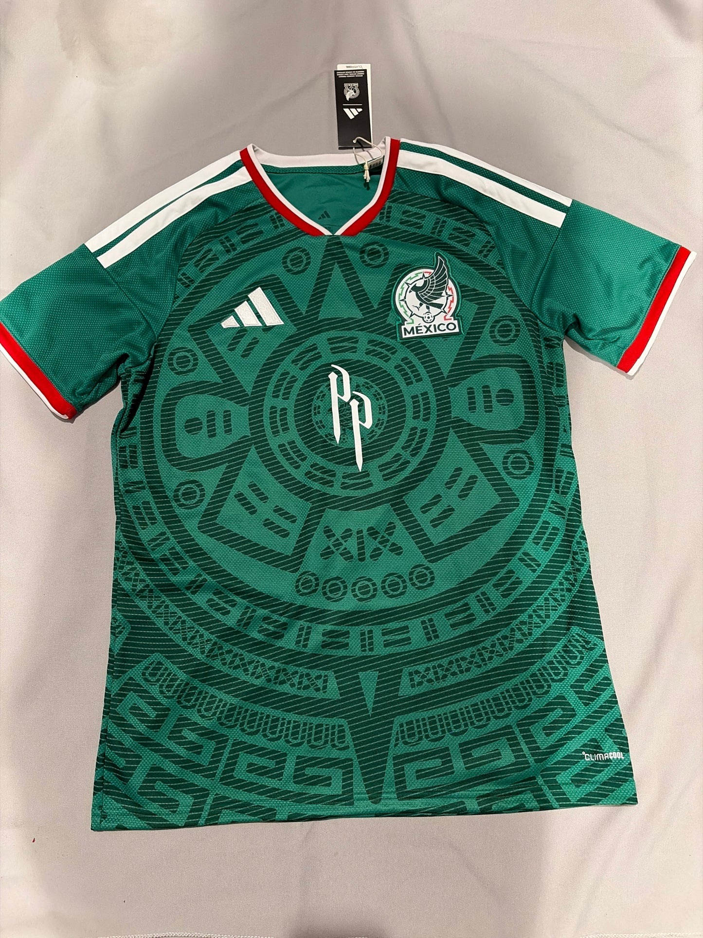 Mexico Soccer Adidas World Cup 2026 PP Home Replica Authentic Men Jersey