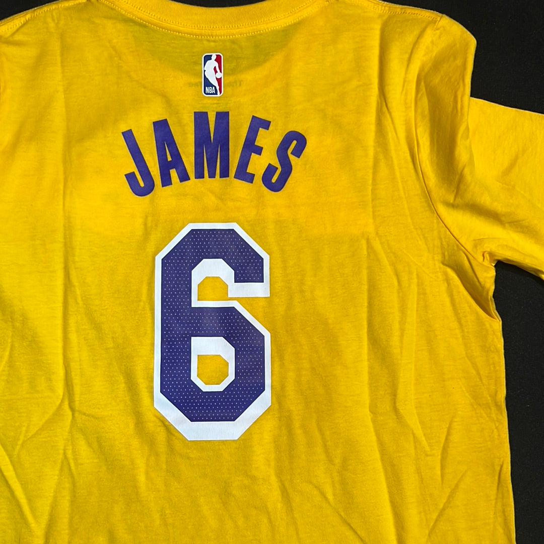 Los Angeles Lakers NBA #6 James The Nike Tee Youth Tee