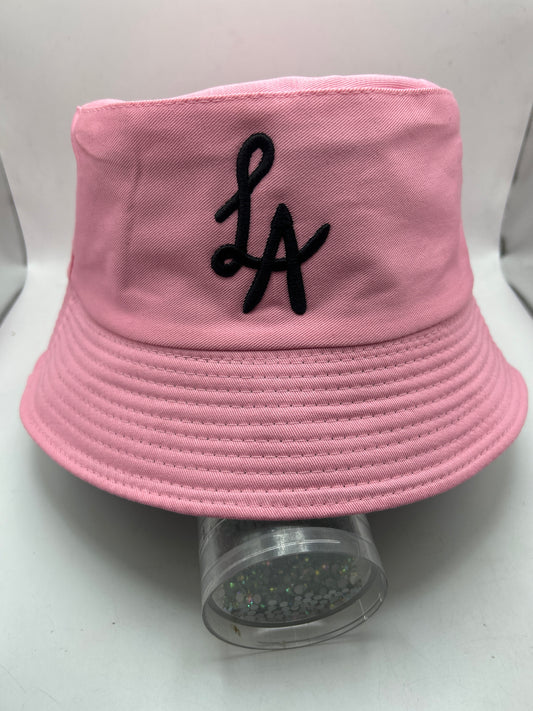 Los Angeles JSW Private Label Pink Bucket Hat