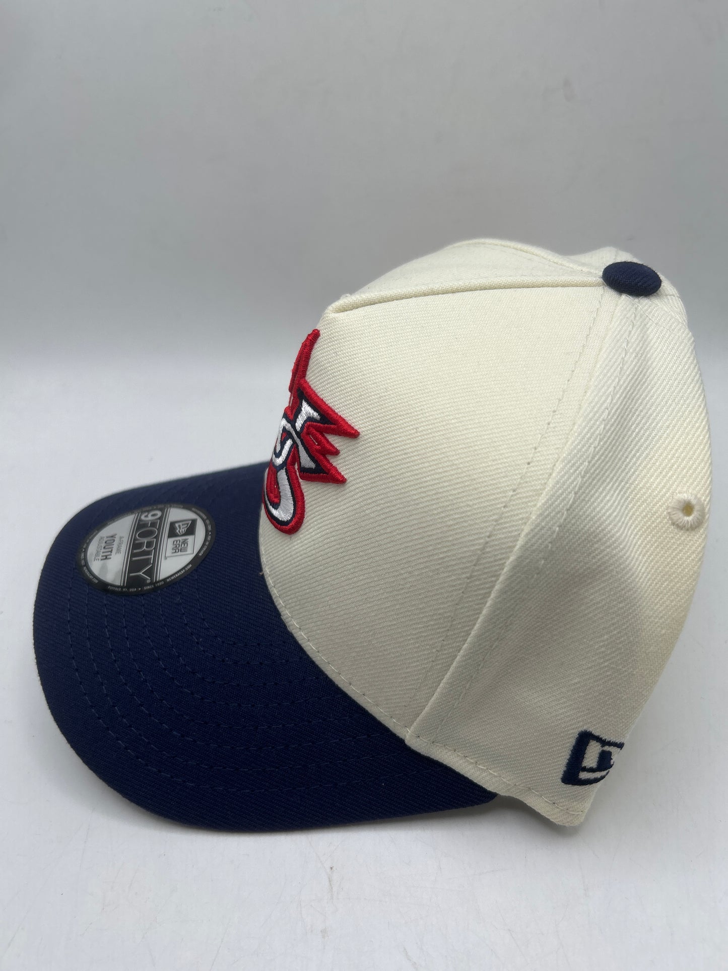 USA 2026 World Series Baseball Classic White/Navy New Era 9Fifty A-Frame Youth Adjustable Hat