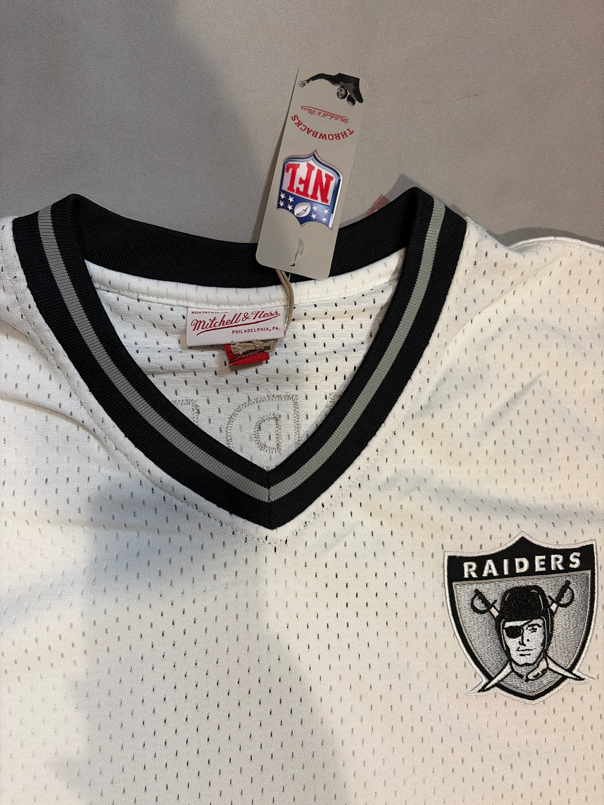 Las Vegas Raiders NFL Fashion Mesh V-Neck