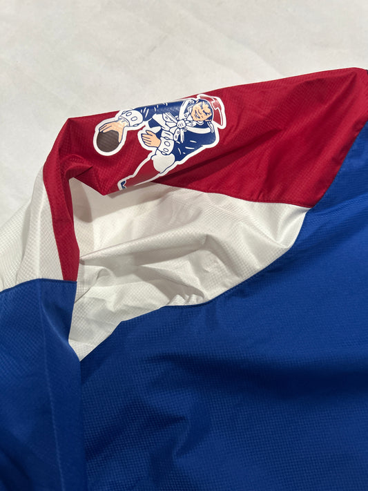 New England Patriots NFL Mitchell & Ness Throwbacks Full Zip Men Windbreaker
