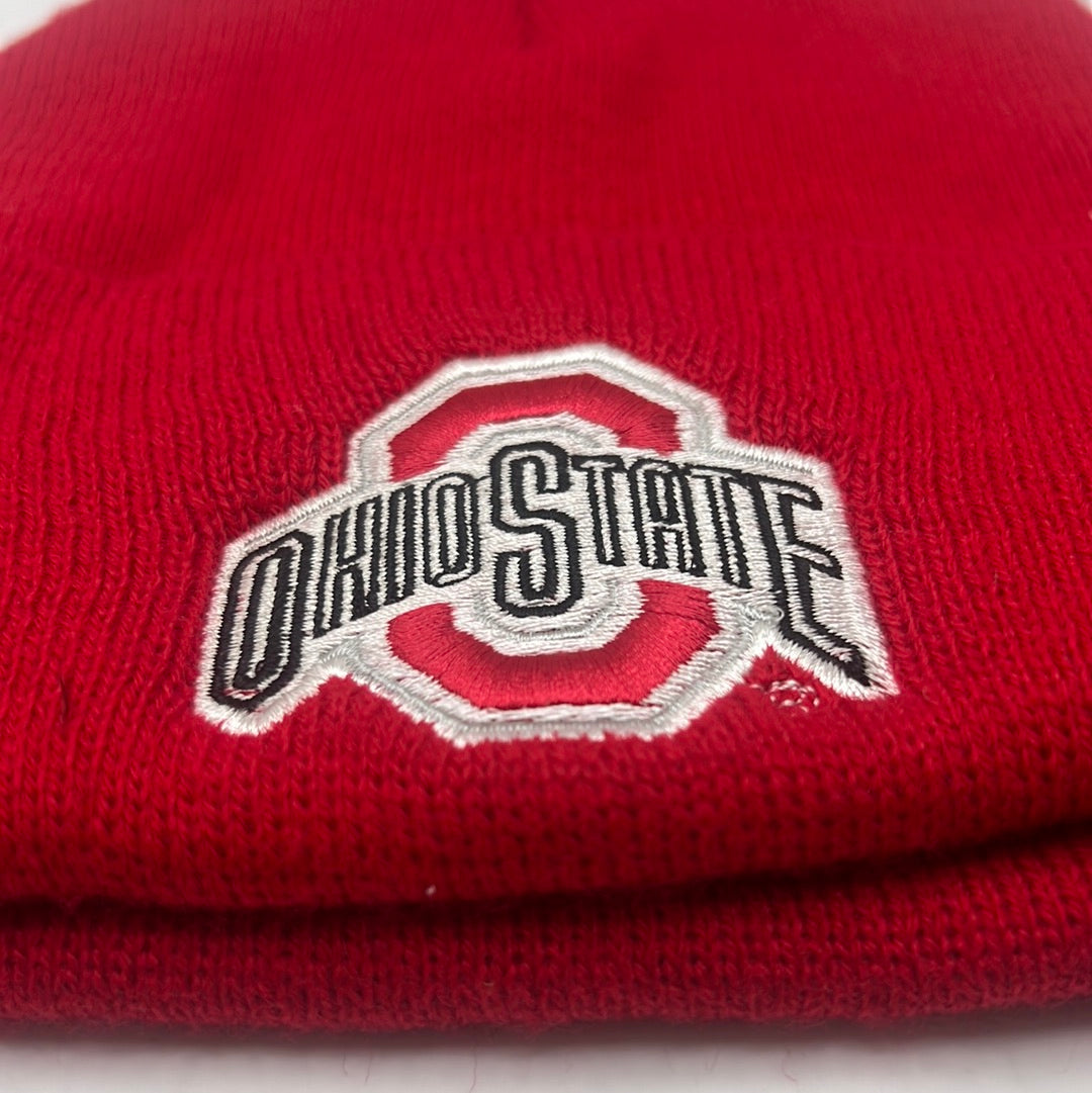 Ohio State University Collegiate Licensed Product Red Beanie