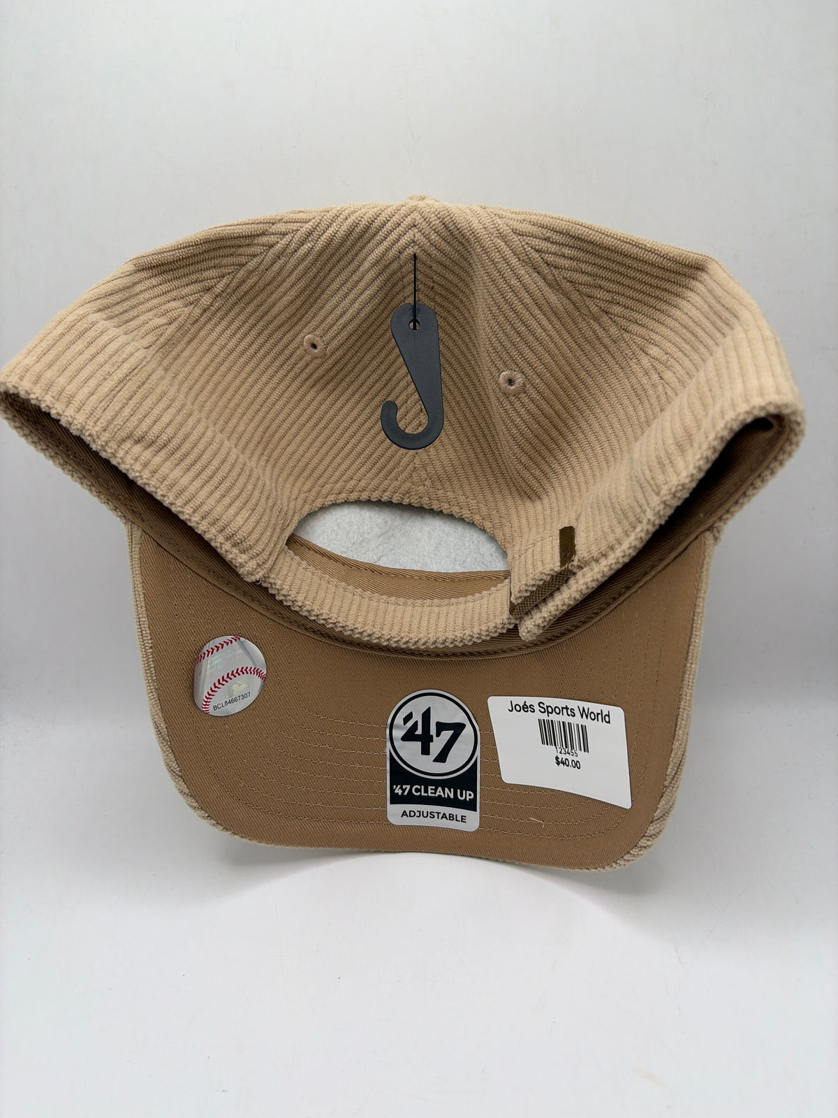 Los Angeles Dodgers MLB 47Clean Up Wildflower Corduroy Adjustable Hat