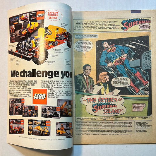 Superman Starting in Action Comics by DC Comics “Action-Plus! Air Wave Teams up with The Atom!” No. 513 Comic Book