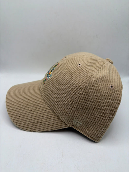 Los Angeles Dodgers MLB 47Clean Up Wildflower Corduroy Adjustable Hat