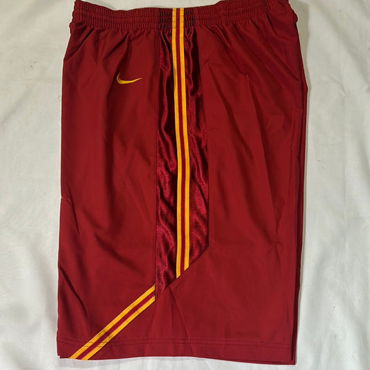 USC Trojans Nike Dri-Fit Cardinal/Gold Sating Side Insert Shorts