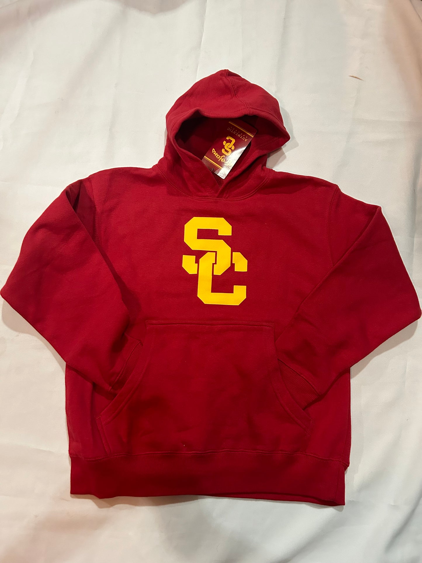 USC Trojans Authentic Apparel Youth Cardinal Pullover Hoodie