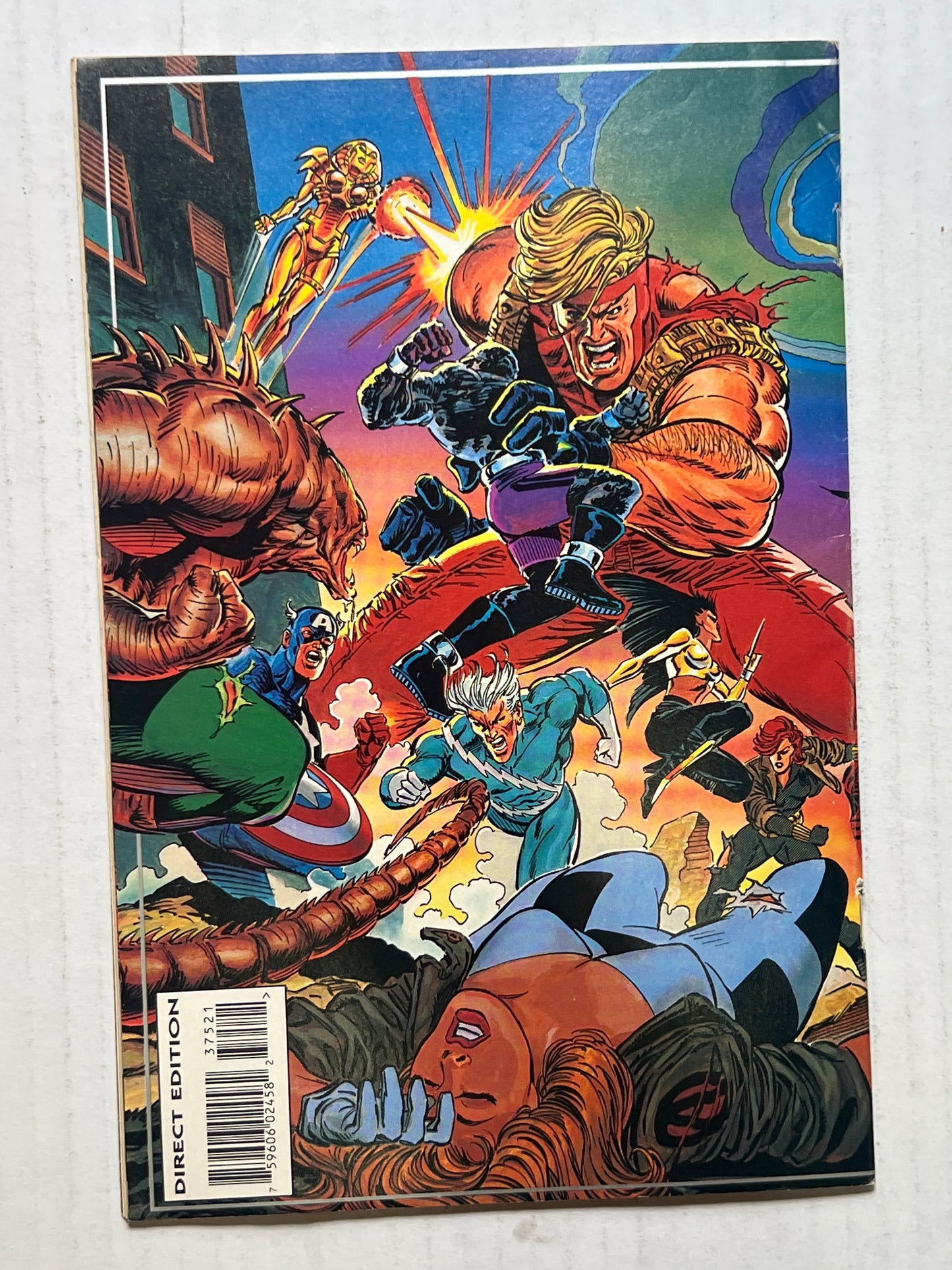 Avengers by Marvel Comics Group #375 Jun 1994 Autograph and with Certificate of Authenticity