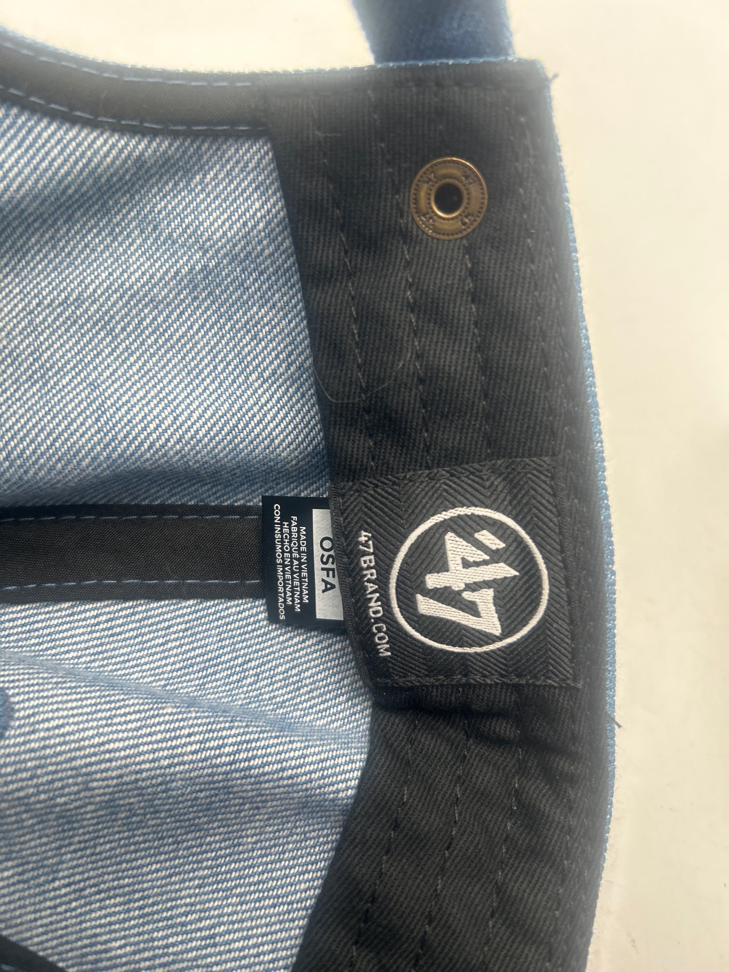 Los Angeles, Dodgers MLB 47CleanUp Denim Lennom Adjustable Hat