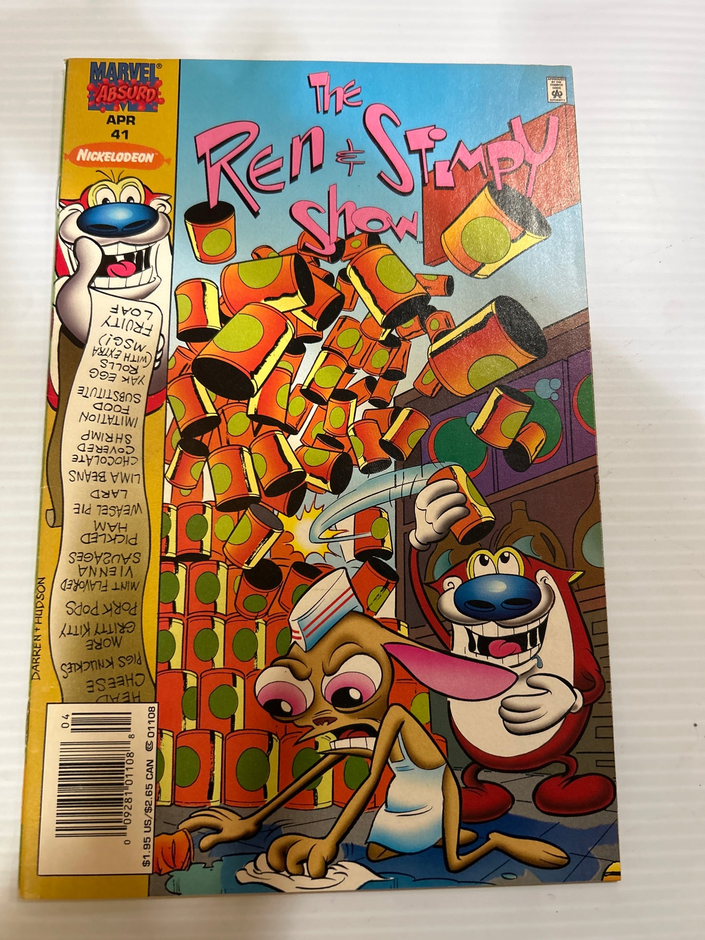 The Red and Stimpy Show by Marvel Absurd and Nickelodeon #41 Comic Book