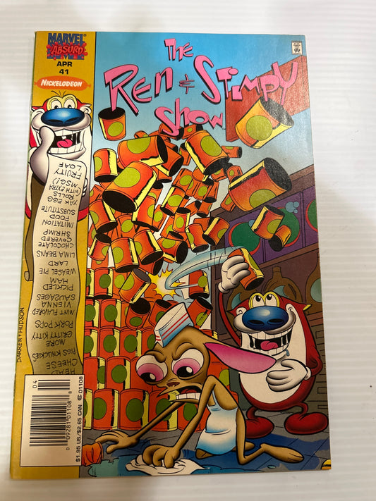 The Red and Stimpy Show by Marvel Absurd and Nickelodeon #41 Comic Book