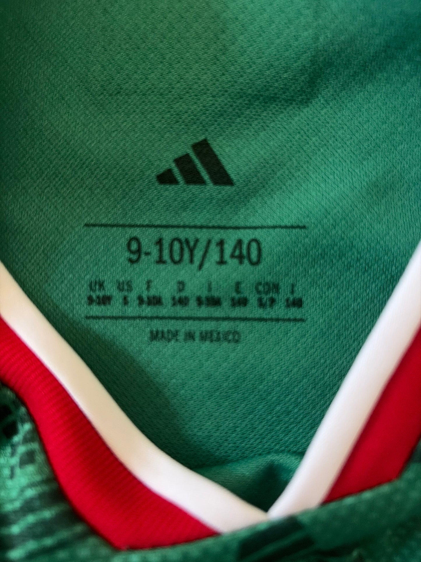 Mexico Adidas Soccer World Cup 2026 Replica Authentic Youth Jersey