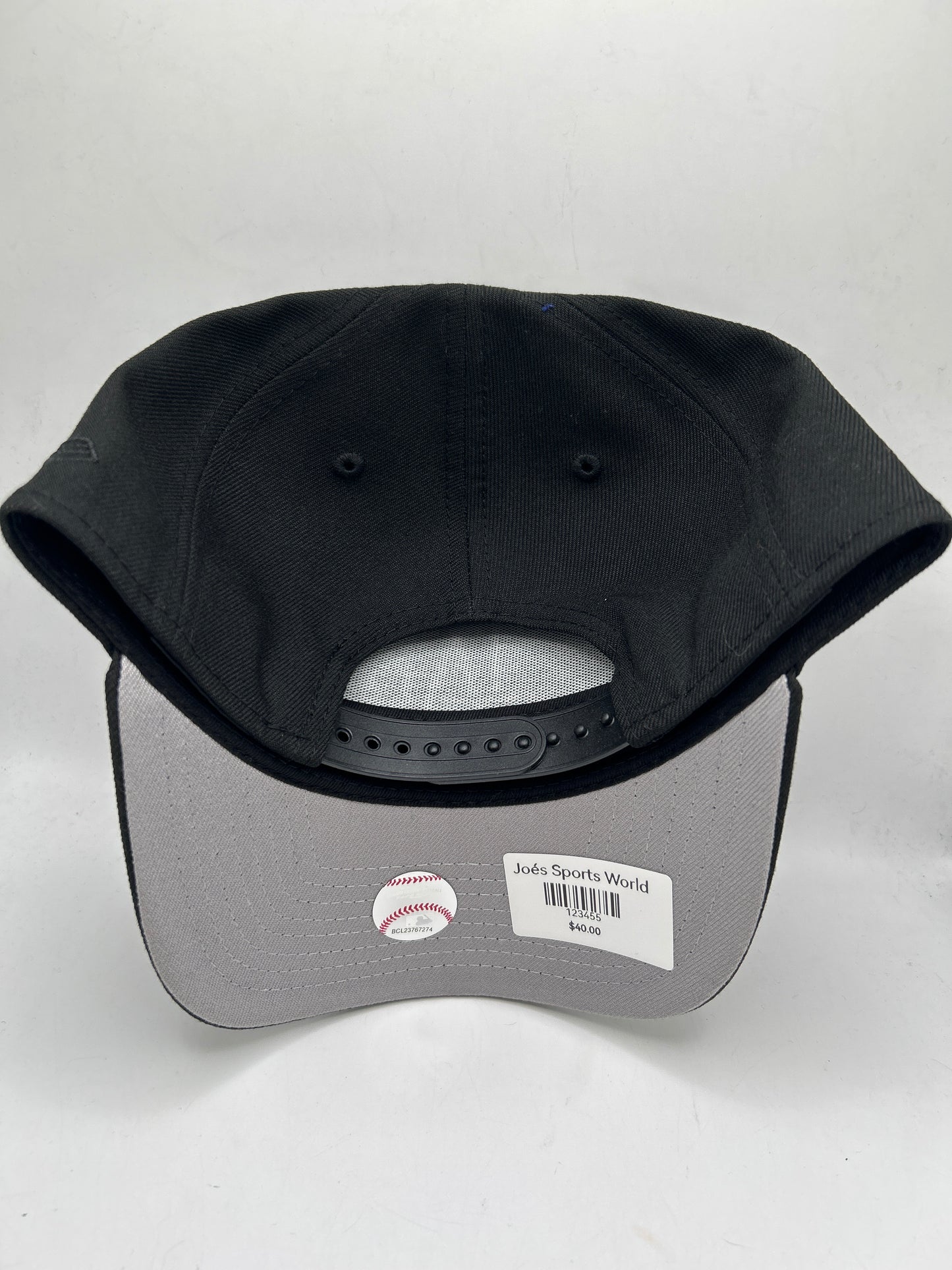 Los Angeles Dodgers MLB 9Forty A-Frame All Black Adjustable Hat