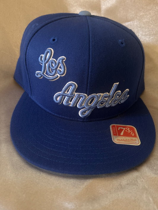Los Angeles Dodgers MLB Mitchell And Ness Fitted Hat
