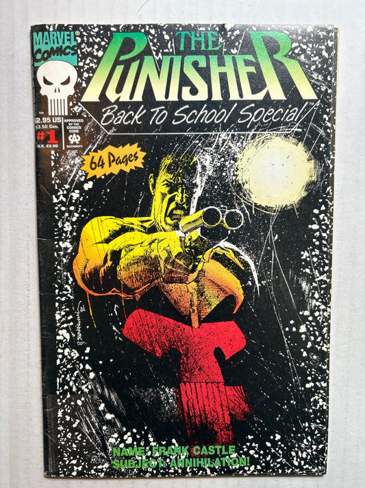 The Punisher by Marvel Comics "Back to School Special" No. 1 Comic Book