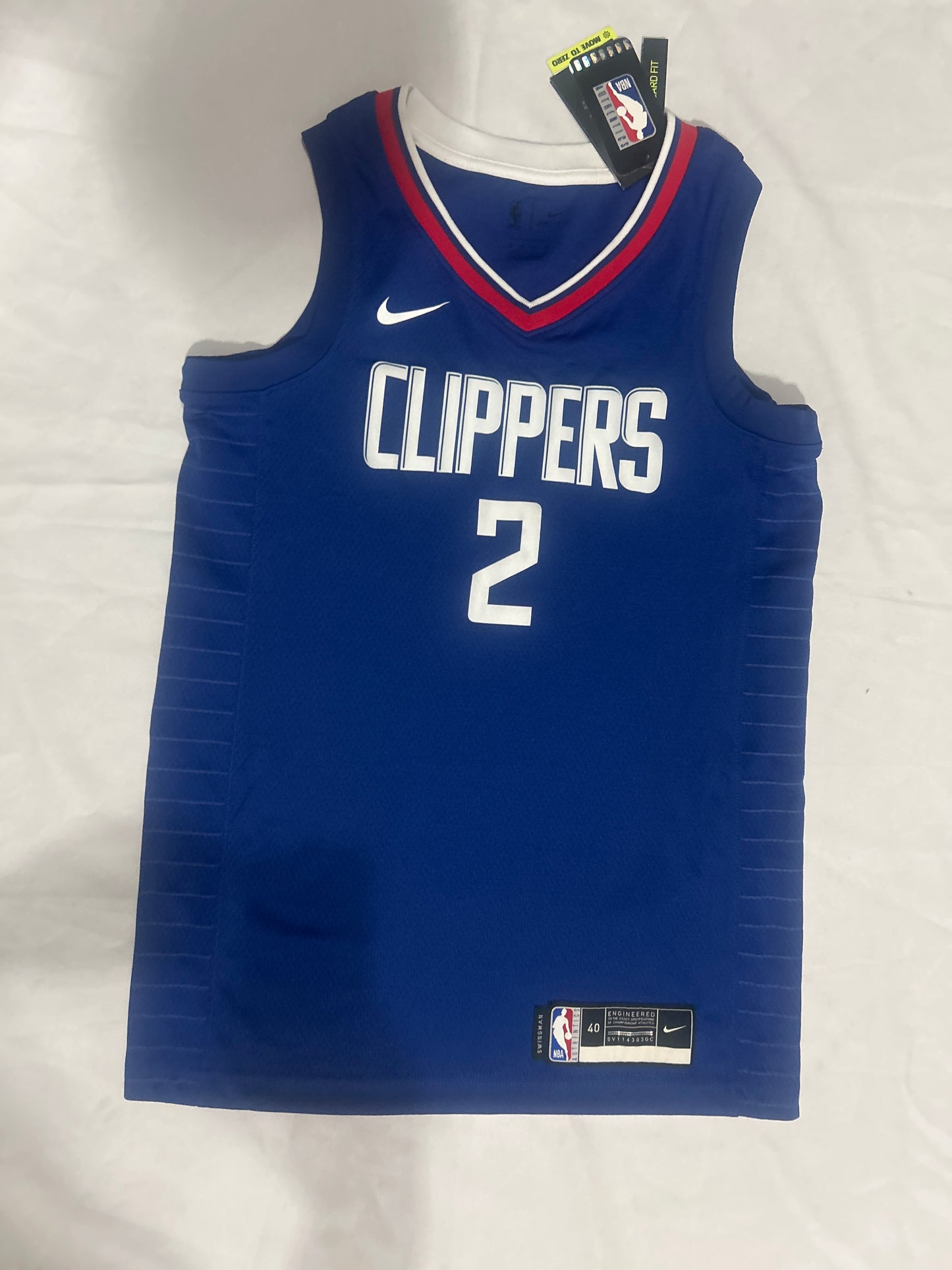 Los Angeles Clippers NBA Nike Dri-Fit Men Authentic #2 Leonard BLUE Swingman MEN Jersey