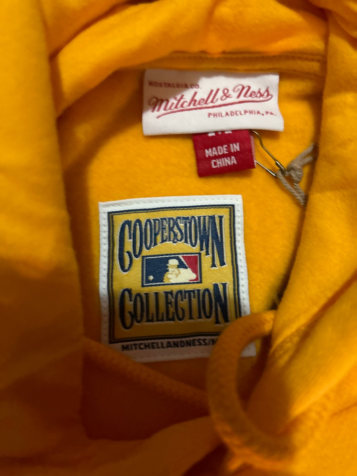 Pittsburgh Pirates MLB Mitchell & Ness a Cooperstown a collection Head Hoodie