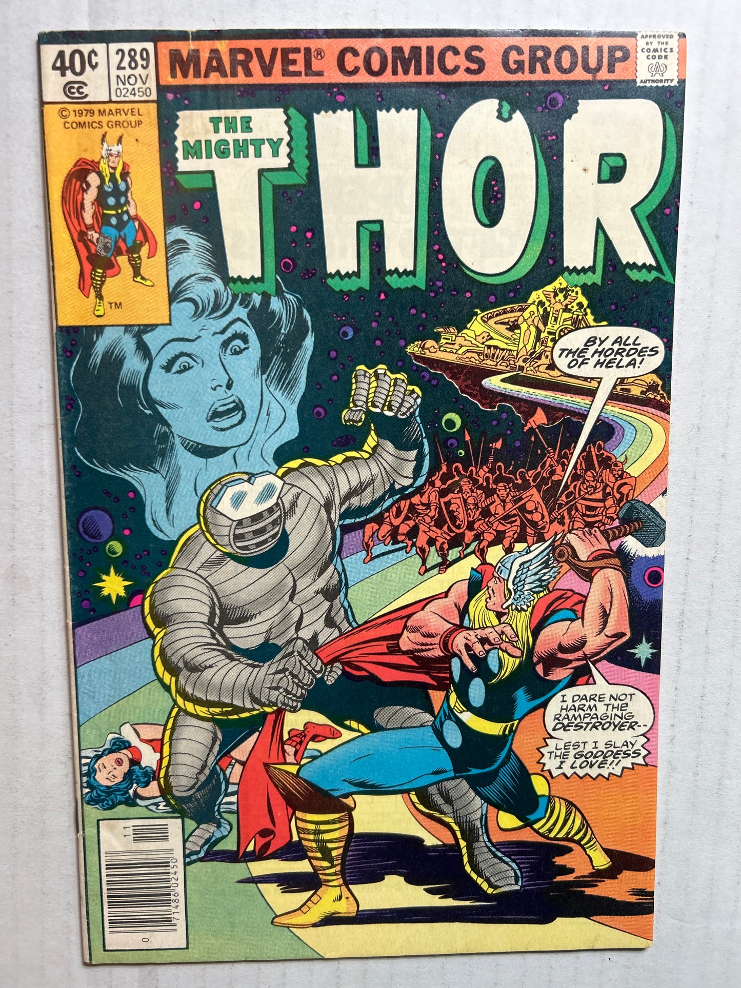 The Mighty Thor by Marvel Comics Group No. 289 Comic Book