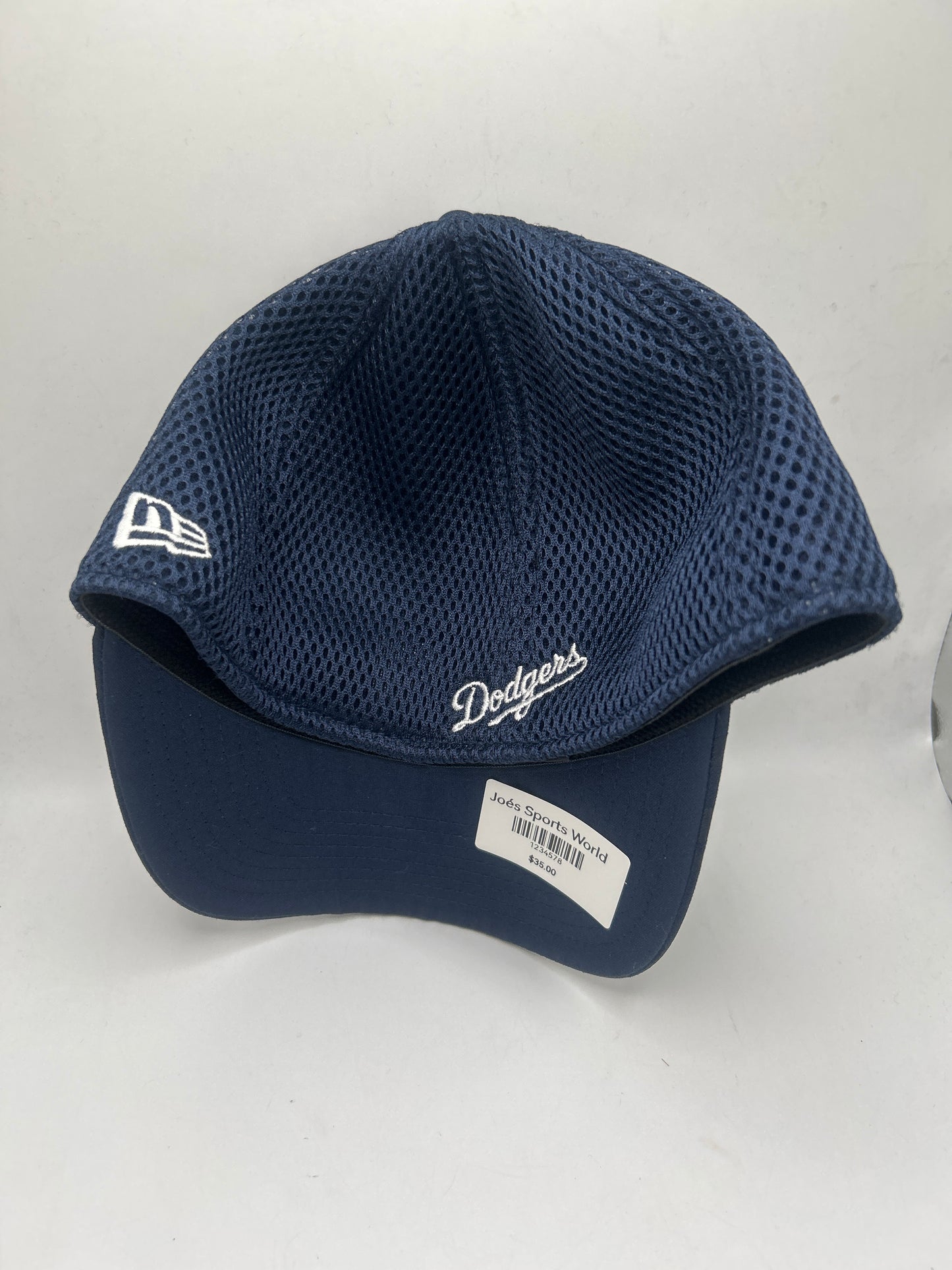 Los Angeles Dodgers MLB New Era Genuine Merchandise 39Thirty Camo Flax-Fit Trucker Hat