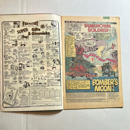 The Unknown Soldier by DC Comics “Blazing Battle Actions as You like it with” #252 Comic Book