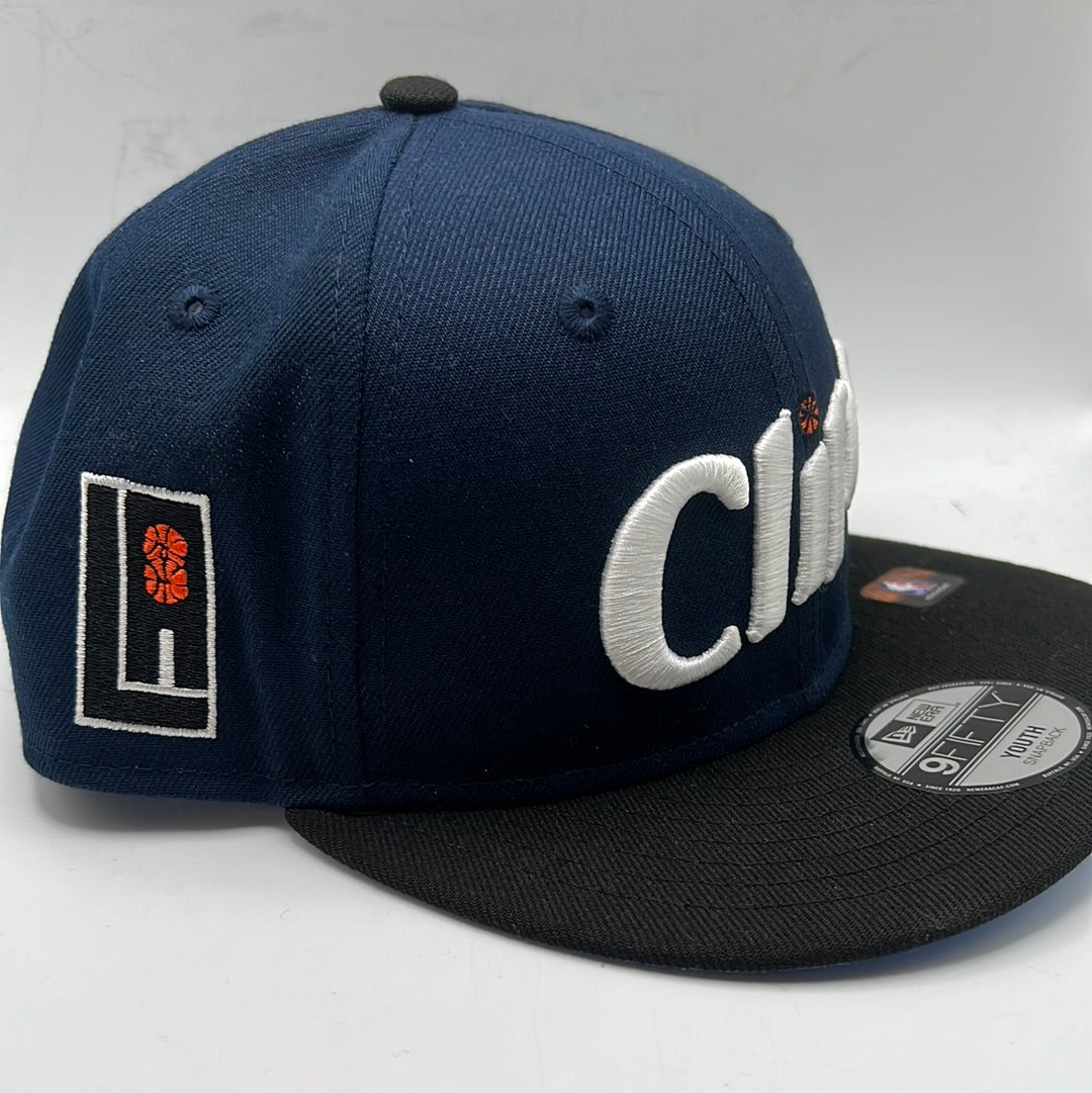 Los Angeles Clippers NBA New Era 9Fifty City Edition Bleu Pale Youth Snapback Hat