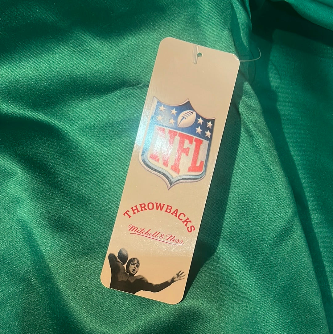 Philadelphia Eagles NFL Mitchell & Ness Nostalgia Co Throwback Satin Men’s Jacket