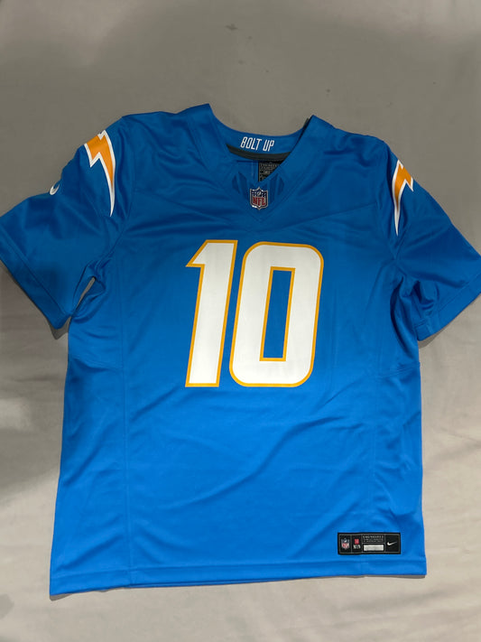 Los Angeles Chargers NFL Nike #10 Herbert Nike Vapor Jersey for Men
