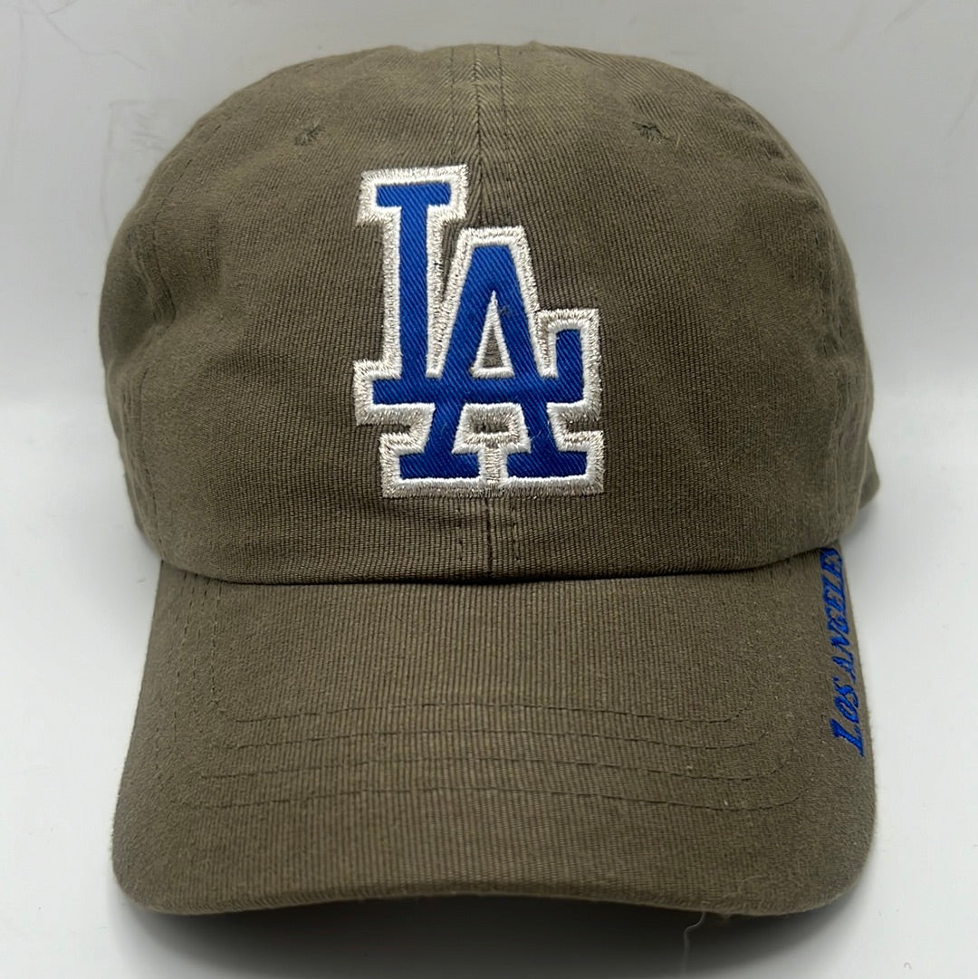 Vintage Los Angeles Dodgers MLB Puma Genuine Merchandise Olive Adjustable Hat