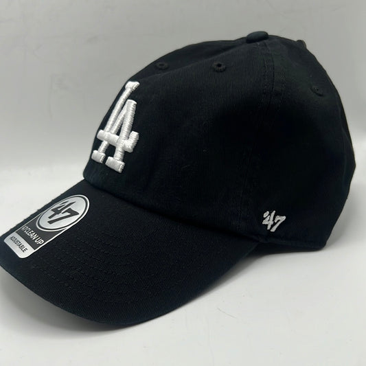 Los Angeles Dodgers MLB Genuine Merchandise 47 Clean Up Classic Black Adjustable