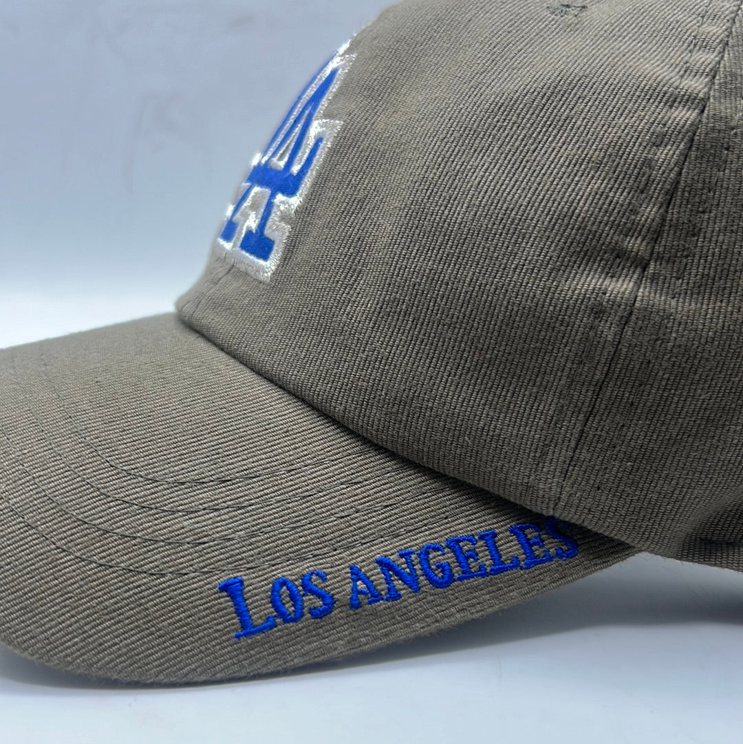 Vintage Los Angeles Dodgers MLB Puma Genuine Merchandise Olive Adjustable Hat