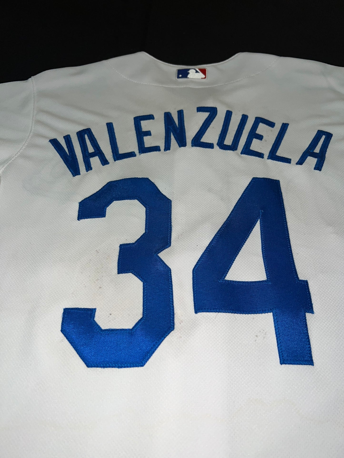 Los Angeles Dodgers MLB Majestic #34 Valenzuela Authentic Collection Mens Jersey