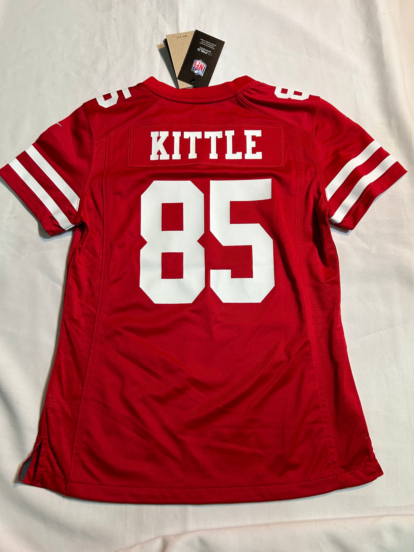 San Francisco 49ers NFL #85 Kittle Nike On Field Women Jersey