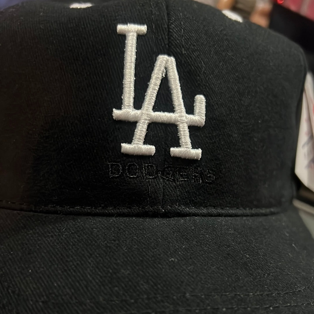 Los Angeles Dodgers MLB Genuine Merchandise Ann Co BlackWhite Kids Adjustable Hat