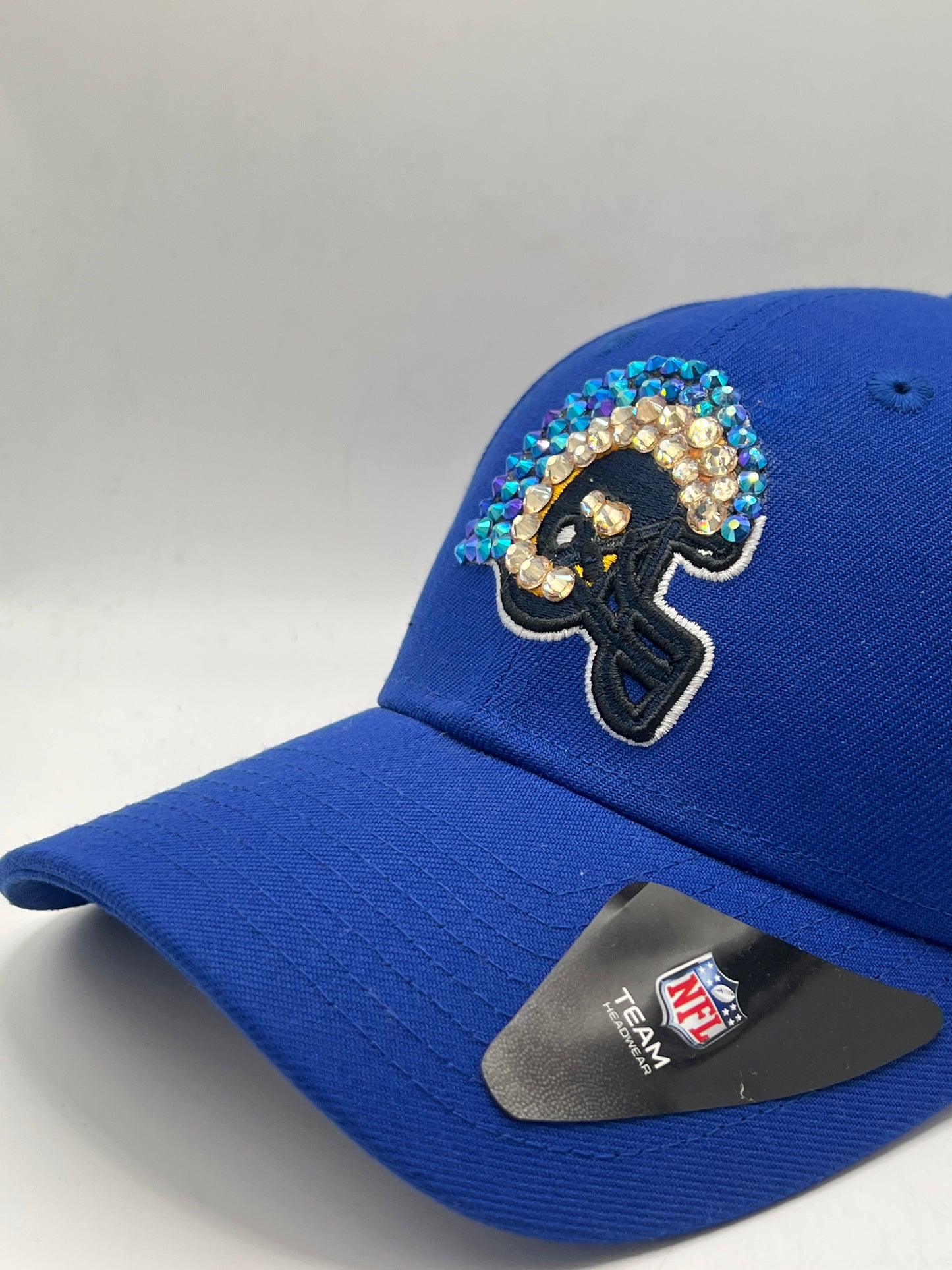 Los Angeles Rams NFL New Era 9Forty Logo Bedazzle Adjustable Hat