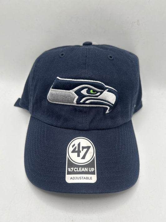 Seattle Seahawks NFL 47CleanUp Navy Adjustable Hat