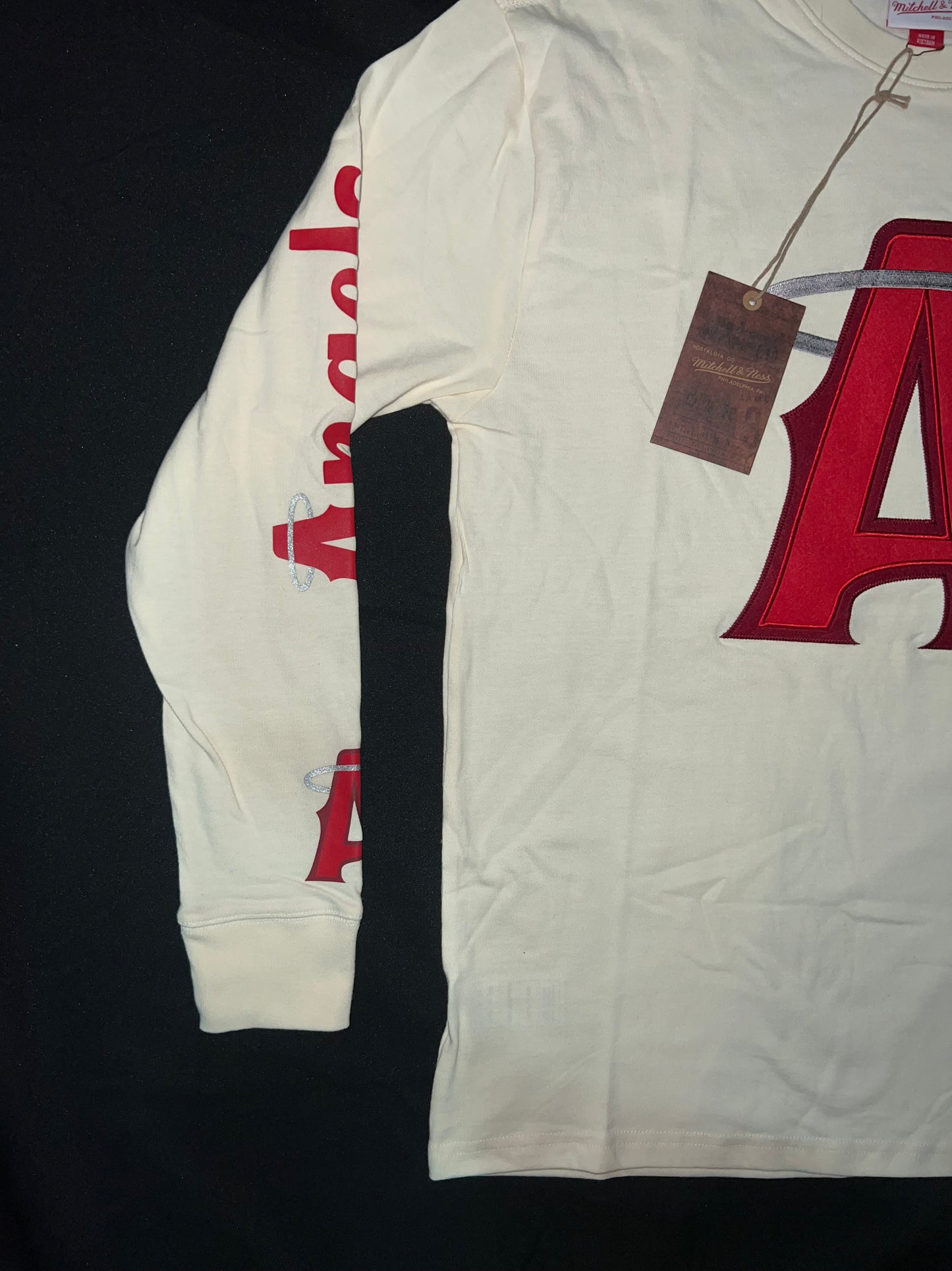 Los Angeles Angels MLB Mitchell & Ness Genuine Merchandise City Connect Premium LS Tee