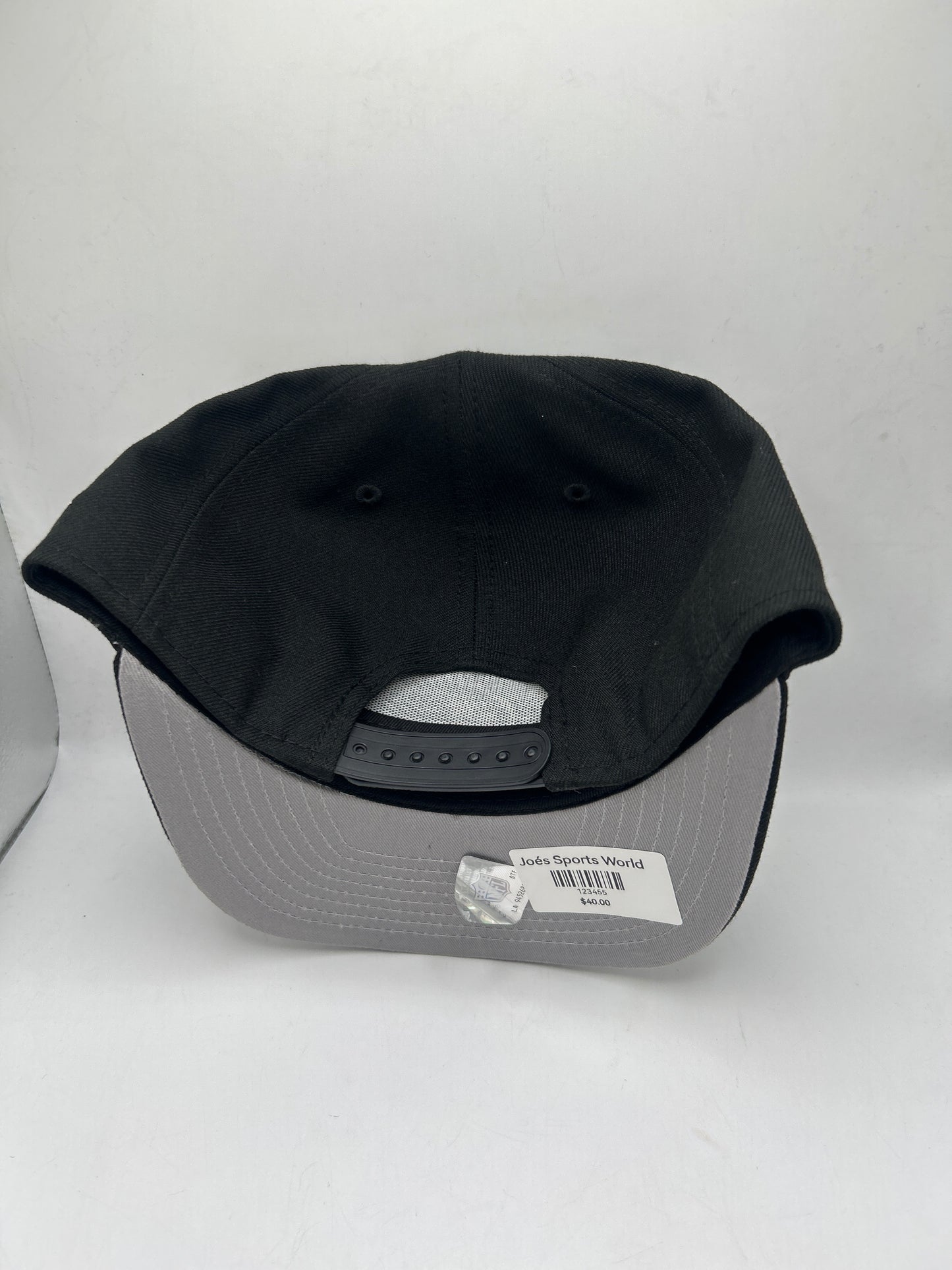 Detroit Lions NFL New Era 9Fifty A-Frame Snapback Black on Black