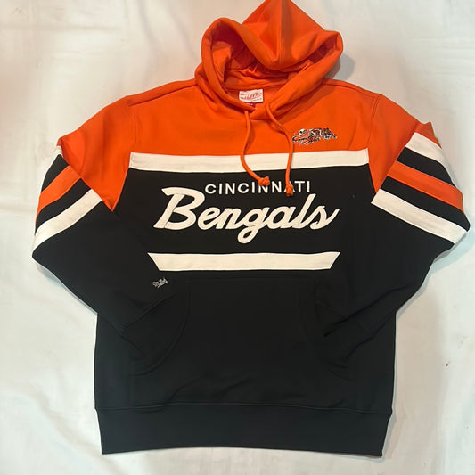 Cincinnati Bengal NFL Mitchell Ness Head Coach Hoodie Men