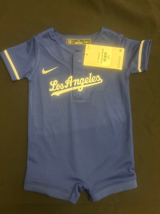 Los Angeles Dodgers MLB Nike Royal Blue Onesie