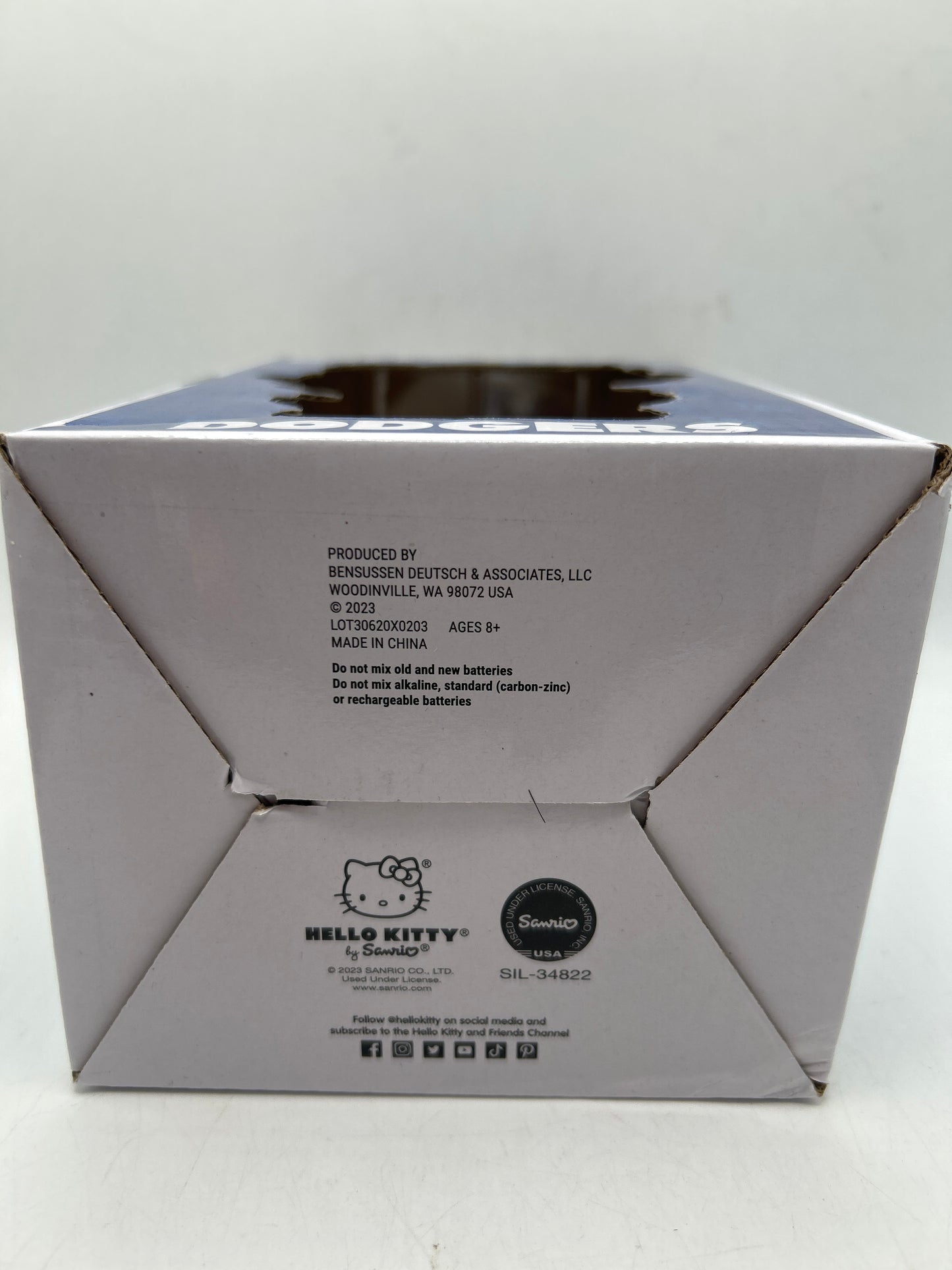 Los Angeles Dodgers Hello Kitty Bobblehead SGA 2023