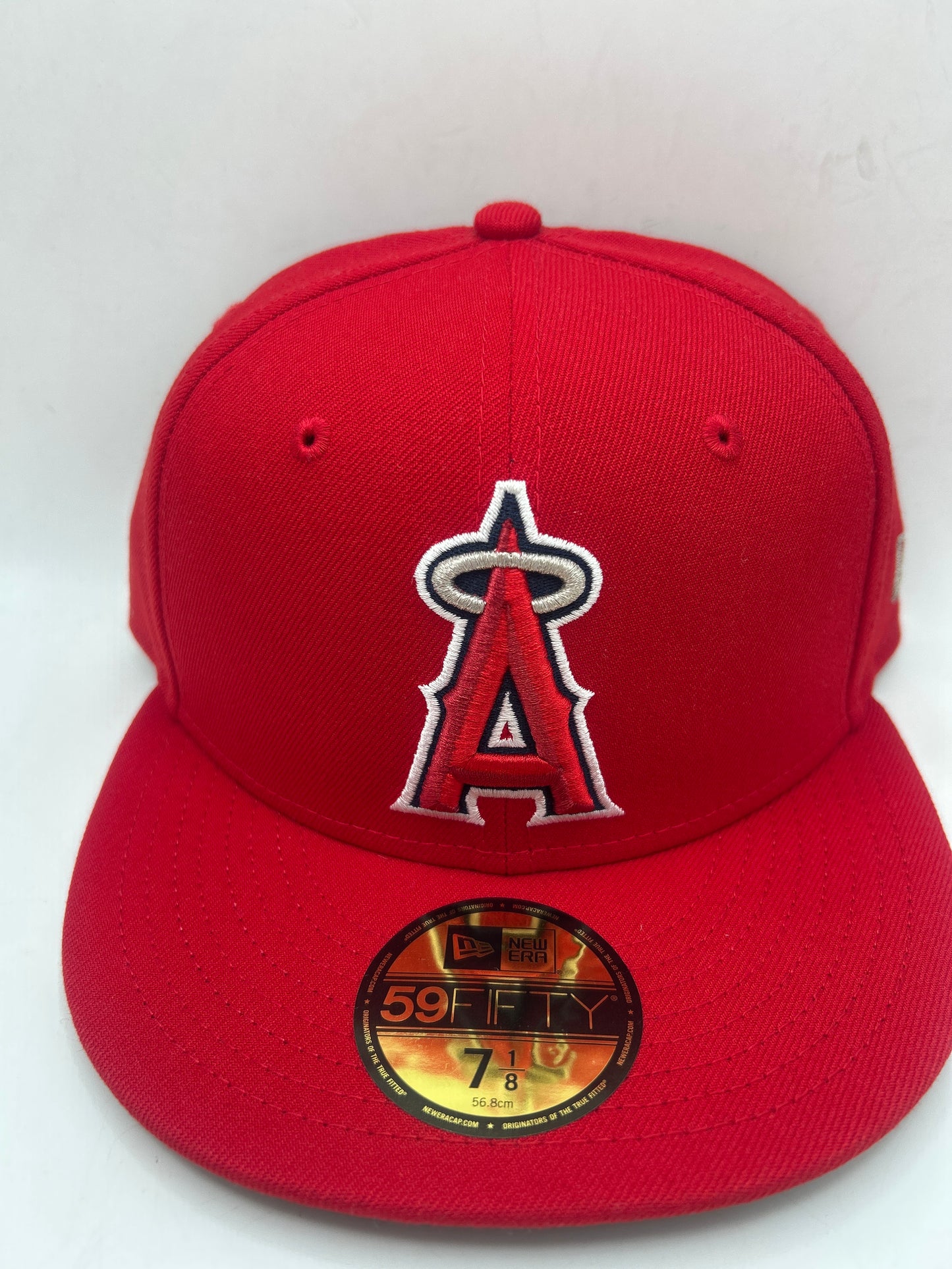Los Angeles Anaheim Angels MLB New Era 59Fifty Classic Red Fitted Hat