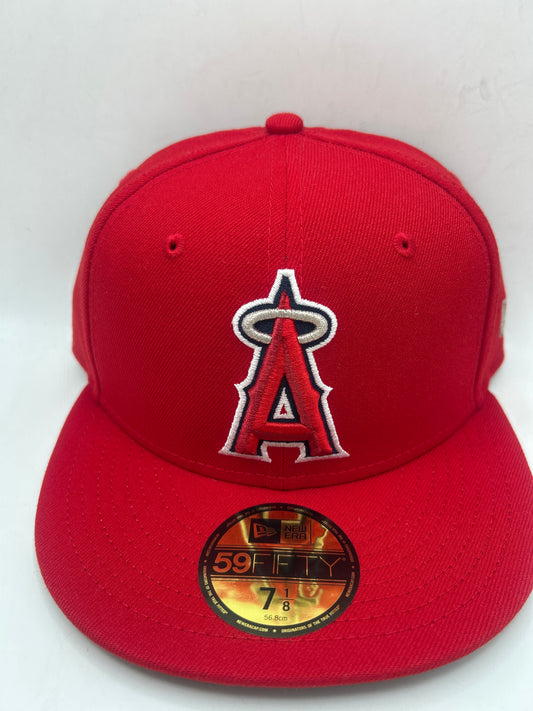 Los Angeles Anaheim Angels MLB New Era 59Fifty Classic Red Fitted Hat