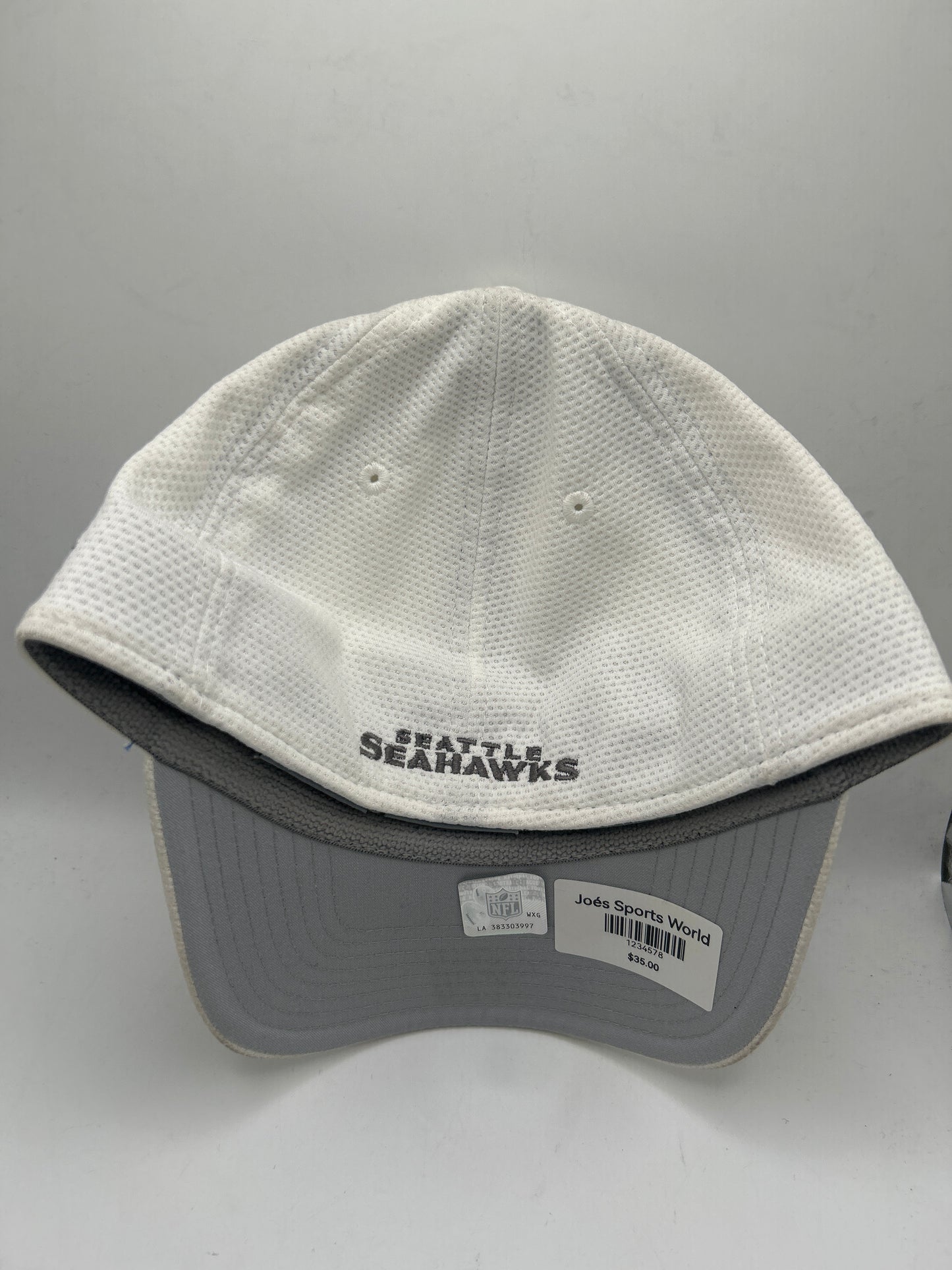 Seattle Seahawks NFL New Era 39Thirty Flex-Fit Hat - White
